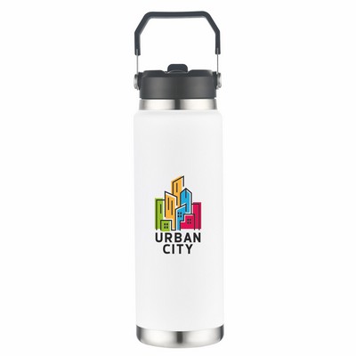 30oz Vacuum Water Bottle with Stainless Steel Handle
