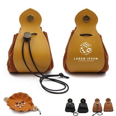 Leather Dice Bag