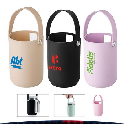 Portable Silicone Water Bottle Sleeve