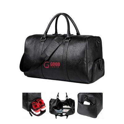 Large PU Leather Duffle Bags