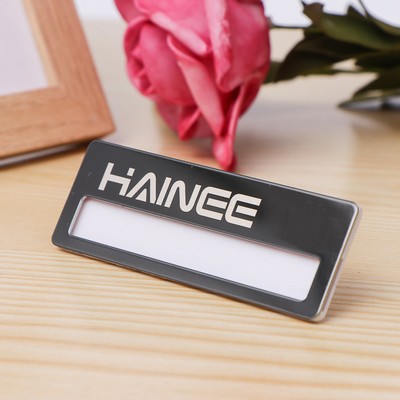 Aluminum Name Badge