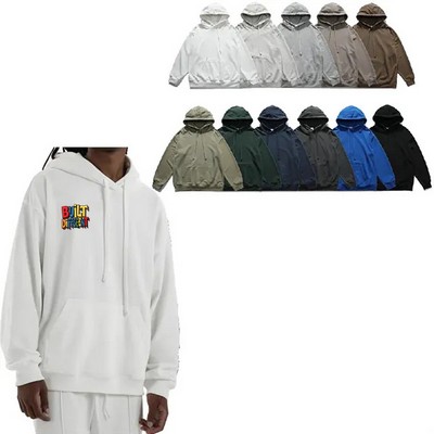 Heavy Cotton Terry Hooded Sweatshirt