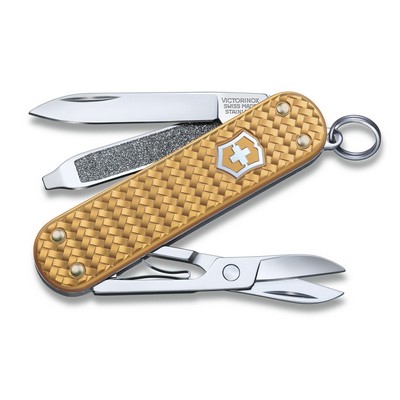 Victorinox Swiss Army Corporate Gifts Knife Classic Sd Precious Alox - Brass Gold