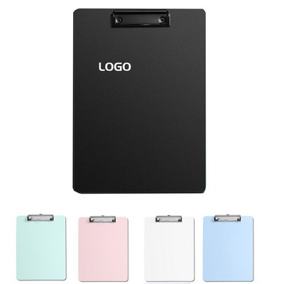 Sturdy Plastic Clipboard With Metal Spring Clip