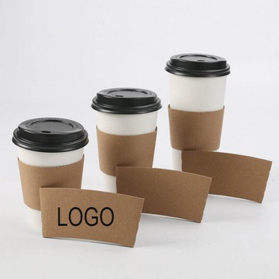 Double Layer Customizable Personalized Kraft Coffee Sleeves