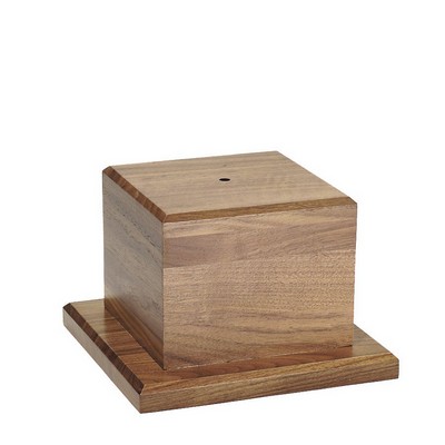 Genuine Hand Rubbed American Walnut Base (6" x 6" x 3/4")
