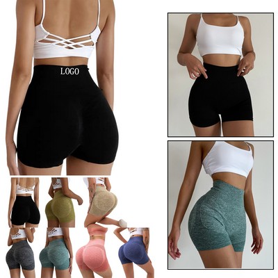 Three-Quarter Seamless Workout Shorts ( S - XL)