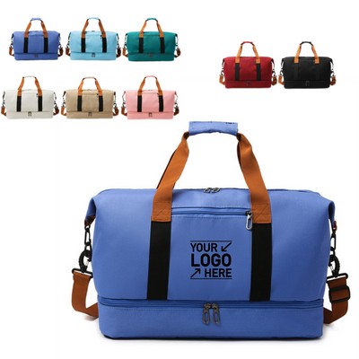 Multipurpose Travel Duffel Bag with Shoe Compartment