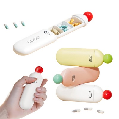 Portable Pull-out Medicine Box for Travel