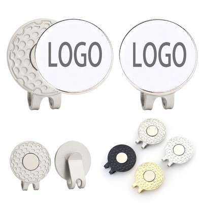 Magnetic Golf Hat Clip with Ball Marker