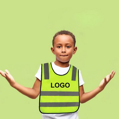 High Visible Kids Reflective Vest Customization