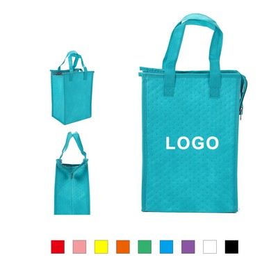 Insulated Zipper Cooler Lunch Bags