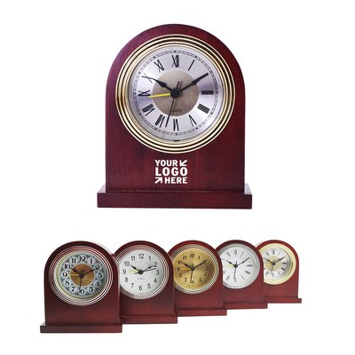 Wooden Arch Tabletop Alarm Clock
