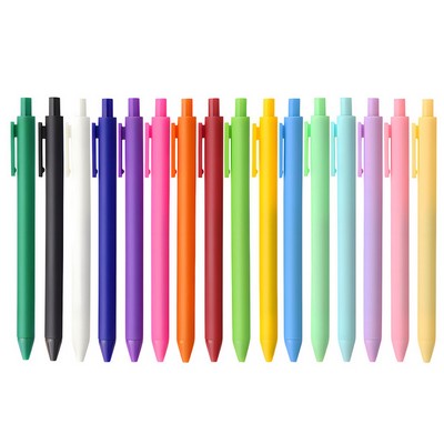 Custom Gel Pens Bulk - Cartoon Character & Acrylic Patch Promo Pens with Logo Printing