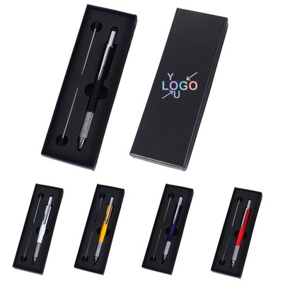 Versatile 6" 1 Metal Pen with Gift Box