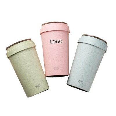 Double-layer Wheat Straw Coffee Cup