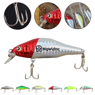 2.76" 0.3oz Japanese Floating Diving Minnow Lure for Saltwater Freshwater Casting