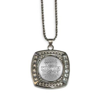 1.25" Champ Pendant Necklace And (Custom Insert)