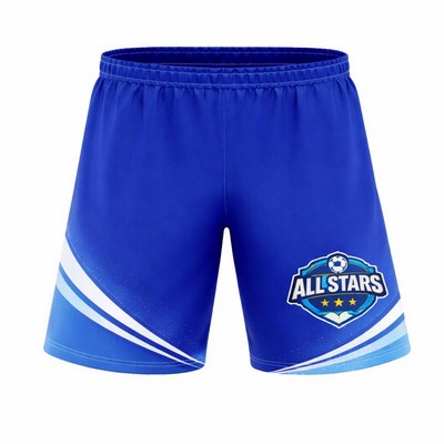 Men's Sublimated Soccer Shorts Polyester 150GSM