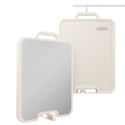 Double-Sided Stainless Steel PE Cutting Board