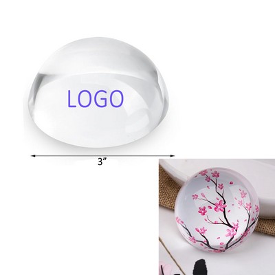 Crystal Dome Paperweight