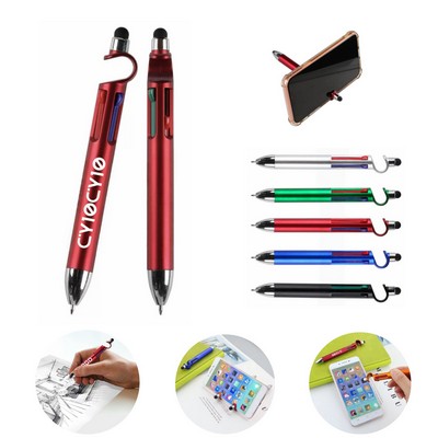 3 In 1 Ballpoint Pen With Phone Holder
