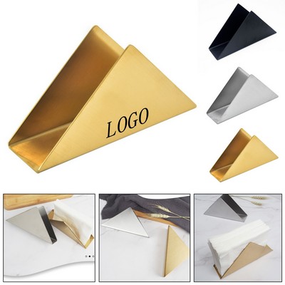 Stainless Steel Triangle Napkin Holder