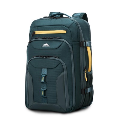 High Sierra Hi-Life Green Travel Backpack