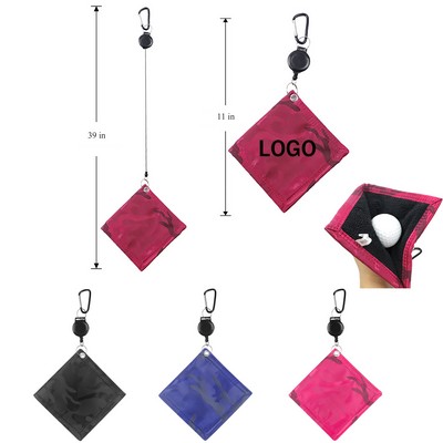 Retractable Durable Golf Ball Towel