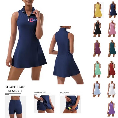 Tennis Dresses with Separate Inner Shorts