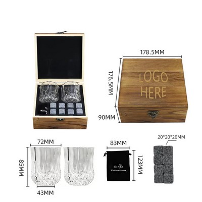 Whisky Stones Glass Gift Set