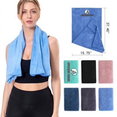 16"x37" Microfiber Sweat Towel for Sports