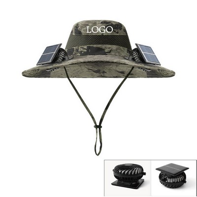 Solar Fan Fishing Hat