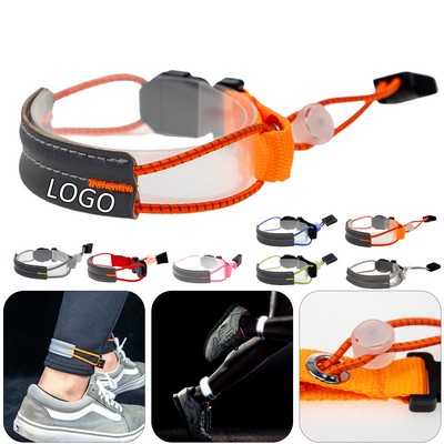 Reflective Elastic Cycling Gaiters