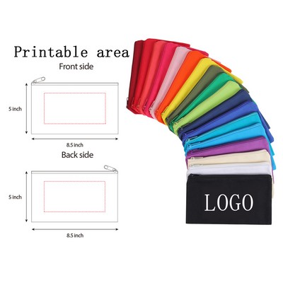 Multipurpose Canvas Cosmetic Bag