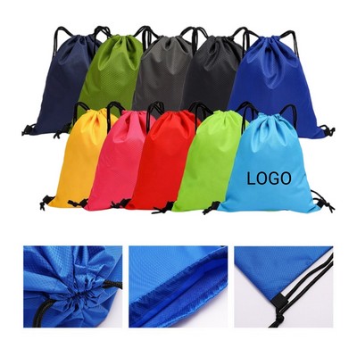 Oxford Drawstring Backpack Bag