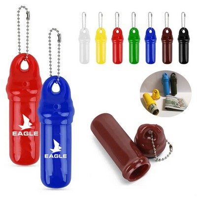 Floating Keytainer With Beaded Ball Chain