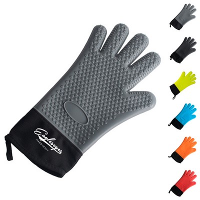 Heat Resistant Silicone Cooking Gloves