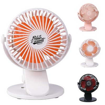 USB Clip-On Desk Fan