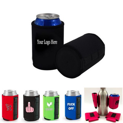Magnetic Neoprene Collapsible Can Coolie