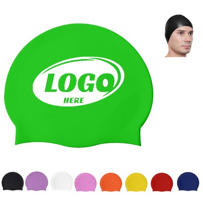Unisex Silicone Swimming Cap