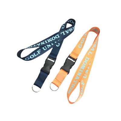 Polyester Lanyards With Detachable Buckle Release