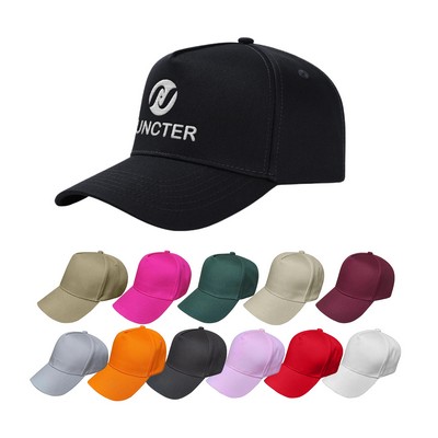 Classic 6-Panel High-Top Baseball Cap