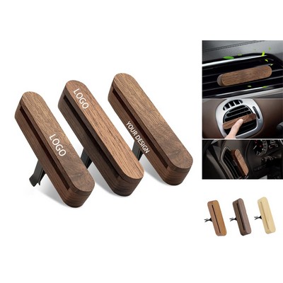 Wooden Interior Car Vent Diffuser Clips with Essential Oil Sticks