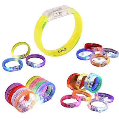 Custom Flashing LED Wristband/Illuminated Bracelet