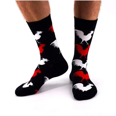 360 Fully Customizable Full Color Premium Mid-Calf Crew Socks