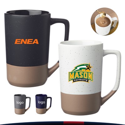 17 oz. Sagie Two Tone Ceramic Mug