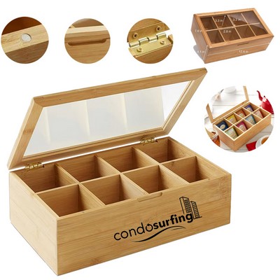 Bamboo Tea Storage Box