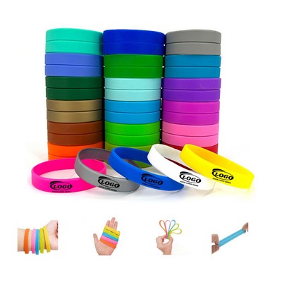 Screen Printed Silicone Wristband