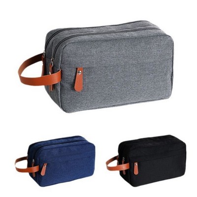 Heathered Travel Toiletry Bag